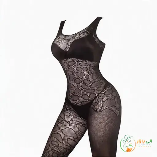 بادی فاق باز فری سایز طرح گیپور